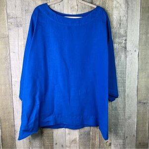 bryn Walker Blue Tunic Top